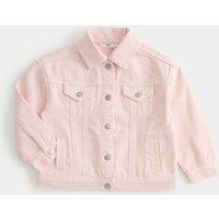 M&S Pure Cotton Denim Jacket (2-8 Yrs) Soft Pink