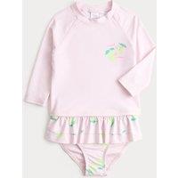 M&S 2 Piece Lemon Zest Swim Set (2-8 Yrs) Yellow