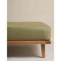 M&S Egyptian Cotton 230 Thread Count StayPut Fitted Sheet Fern