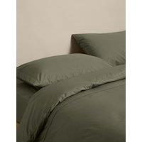 M&S Egyptian Cotton 230 Thread Count Crisp Bedding Set Khaki
