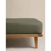 M&S Egyptian Cotton 230 Thread Count StayPut Fitted Sheet Khaki