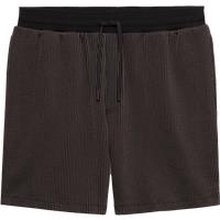 Autograph Cotton Rich Ribbed Pyjama Shorts Dark Mole