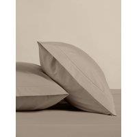 M&S 2 Pack Egyptian Cotton Pillowcases Mink