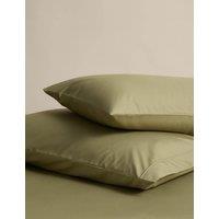 M&S 2 Pack Egyptian Cotton Pillowcases Fern