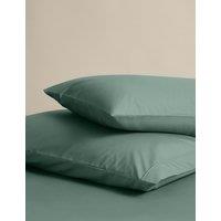 M&S 2 Pack Egyptian Cotton Pillowcases Smokey Green
