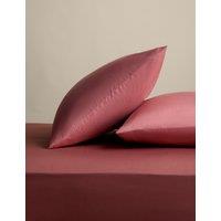 M&S 2 Pack Egyptian Cotton Pillowcases Clay