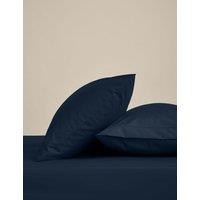 M&S 2 Pack Egyptian Cotton Pillowcases Navy