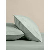 M&S 2 Pack Egyptian Cotton Pillowcases Sage