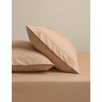 M&S 2 Pack Egyptian Cotton Pillowcases Biscuit