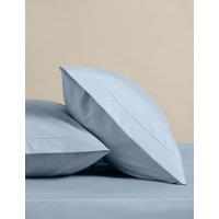M&S 2 Pack Egyptian Cotton Pillowcases Dusty Blue