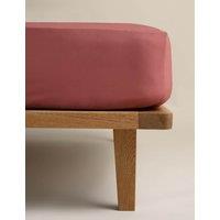 M&S Egyptian Cotton 230 Thread Count StayPut Fitted Sheet Clay