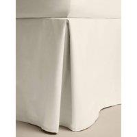 M&S Pure Egyptian Cotton Valance Sheet Cream