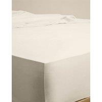 M&S Egyptian Cotton Deep Fitted Sheet Cream