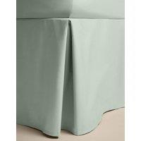 M&S Pure Egyptian Cotton Valance Sheet Sage