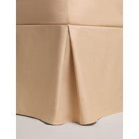 M&S Pure Egyptian Cotton Valance Sheet Biscuit