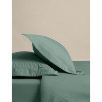 M&S 2 Pack Egyptian Cotton Oxford Pillowcases Smokey Green