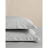 M&S 2 Pack Egyptian Cotton Oxford Pillowcases Dove