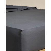 M&S Egyptian Cotton 230 Thread Count StayPut Fitted Sheet Charcoal