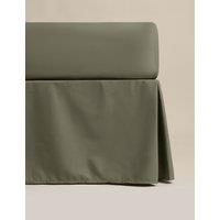 M&S Pure Egyptian Cotton Valance Sheet Khaki