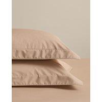 M&S 2 Pack Egyptian Cotton Oxford Pillowcases Biscuit