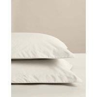 M&S 2 Pack Egyptian Cotton Oxford Pillowcases Cream
