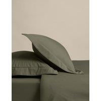 M&S 2 Pack Egyptian Cotton Oxford Pillowcases Khaki