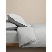 M&S Egyptian Cotton 230 Thread Count Crisp Bedding Set Dove