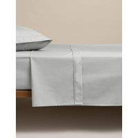 M&S Egyptian Cotton 230 Thread Count Flat Sheet Dove