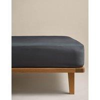 M&S Egyptian Cotton Deep Fitted Sheet Charcoal