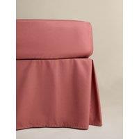M&S Pure Egyptian Cotton Valance Sheet Clay