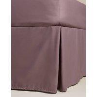 M&S Pure Egyptian Cotton Valance Sheet Mauve
