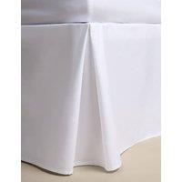 M&S Pure Egyptian Cotton Valance Sheet White