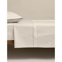 M&S Egyptian Cotton 230 Thread Count Flat Sheet Linen