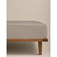 M&S Egyptian Cotton 230 Thread Count StayPut Fitted Sheet Mink