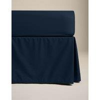 M&S Pure Egyptian Cotton Valance Sheet Charcoal