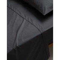 M&S Egyptian Cotton 230 Thread Count Flat Sheet Charcoal