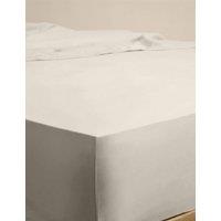 M&S Egyptian Cotton 230 Thread Count StayPut Fitted Sheet Linen