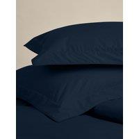 M&S 2 Pack Egyptian Cotton Oxford Pillowcases Navy