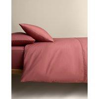 M&S Egyptian Cotton 230 Thread Count Crisp Bedding Set Clay