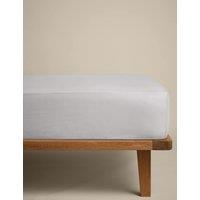 M&S Cotton Rich Deep Fitted Sheet Dove