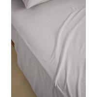 M&S Cotton Rich Flat Sheet Dove