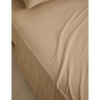 M&S Cotton Rich Flat Sheet Biscuit