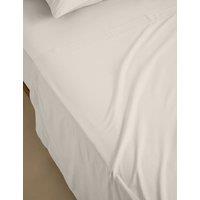M&S Cotton Rich Flat Sheet Linen