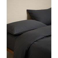 M&S Cotton Rich Bedding Set Charcoal