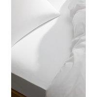 M&S Cotton Rich Deep Fitted Sheet White