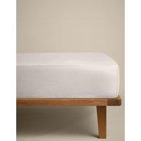 M&S Cotton Rich Fitted Sheet Ivory