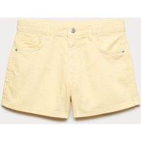 M&S Denim Shorts (6-16 Yrs) Yellow