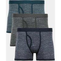 M&S 3 Pack Cotton Stretch Space Dye Trunks Multi