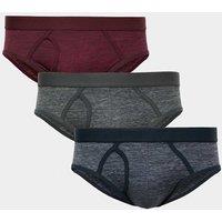 M&S 3 Pack Cotton Rich Stretch Space Dye Briefs Multi