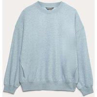 Goodmove Cotton Rich Oversized Sweatshirt Powder Blue